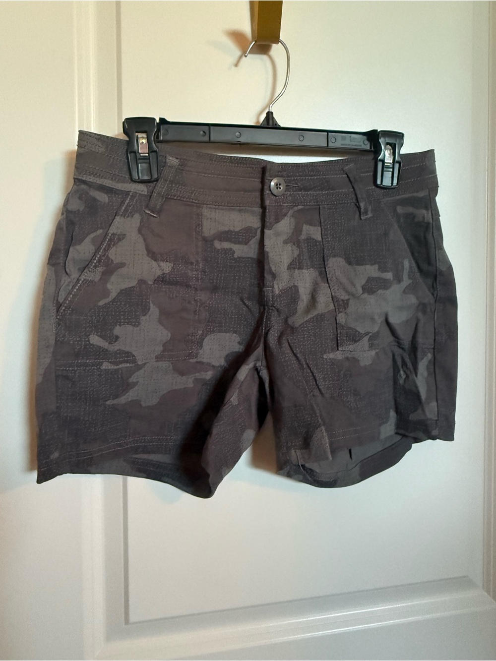 Prana Olivia Gray Camo Shorts